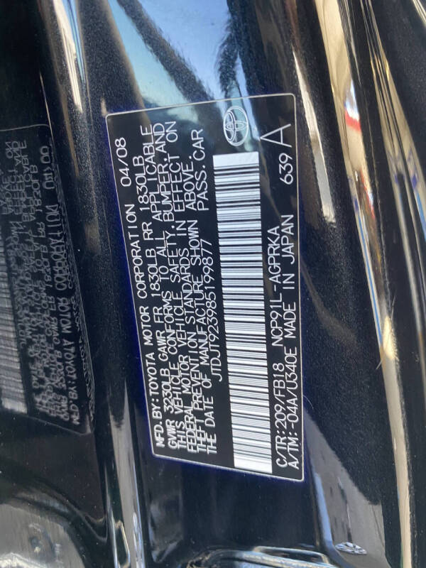 2008 Toyota Yaris S