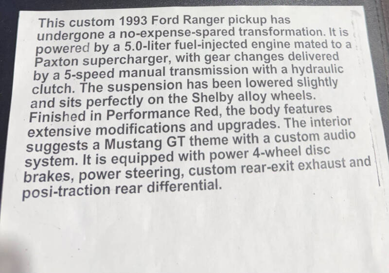 1993 Ford Ranger Splash