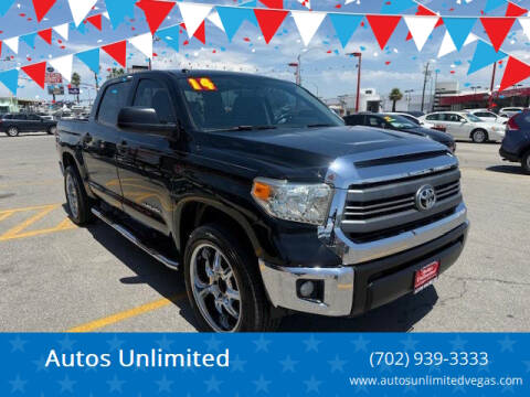 2014 Toyota Tundra for sale at Autos Unlimited in Las Vegas NV