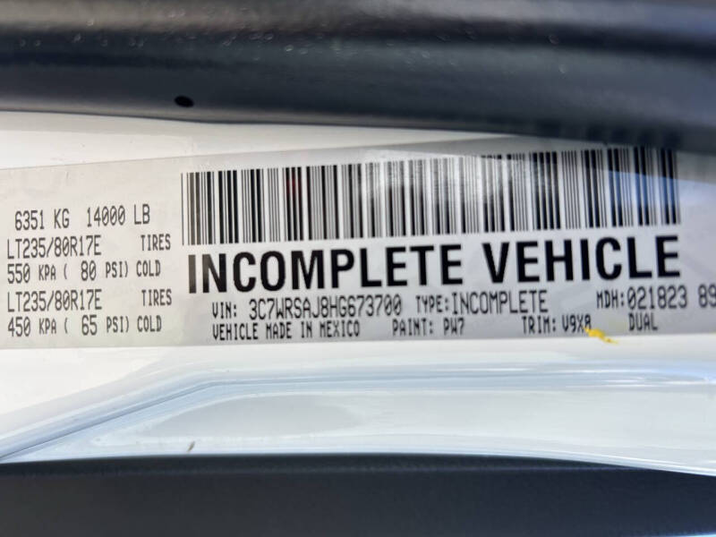 2017 RAM 3500 Tradesman