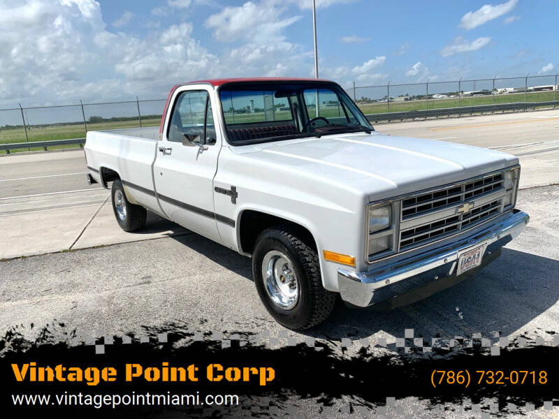 1986 Chevrolet C/K 10 Series for sale at Vintage Point Corp in Miami FL