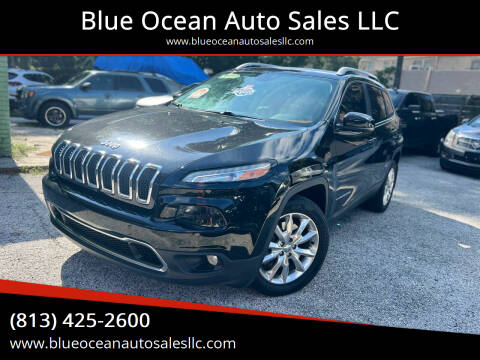 2017 Jeep Cherokee for sale at Blue Ocean Auto Sales LLC in Tampa FL