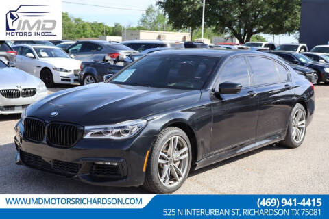 2016 BMW 7 Series for sale at IMD Motors in Richardson TX