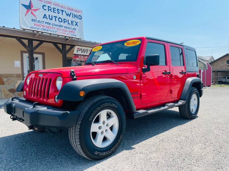 2015 Jeep Wrangler Unlimited for sale at Crestwind Autoplex in San Antonio TX