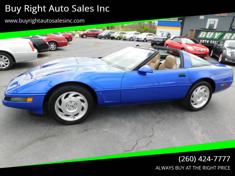 1995 Chevrolet Corvette for sale at Buy Right Auto Sales Inc in Fort Wayne IN