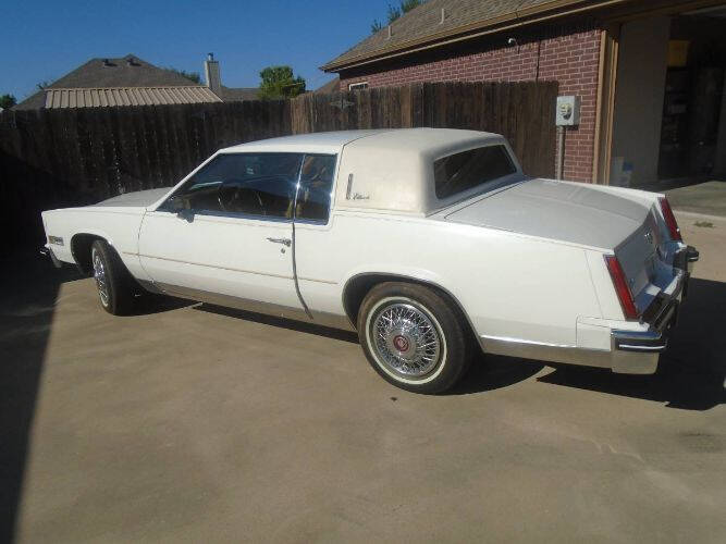 White 1984 Cadillac Eldorado Base 2dr Coupe 1