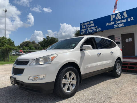 2011 Chevrolet Traverse for sale at P & A AUTO SALES in Houston TX