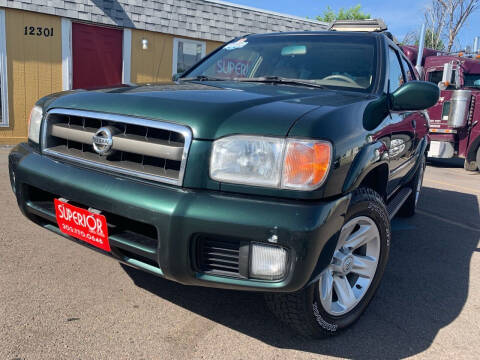 2002 Nissan Pathfinder for sale at Superior Auto Sales, LLC in Wheat Ridge CO