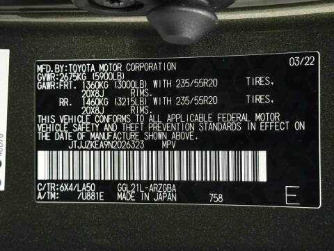 2022 Lexus RX 350L Luxury