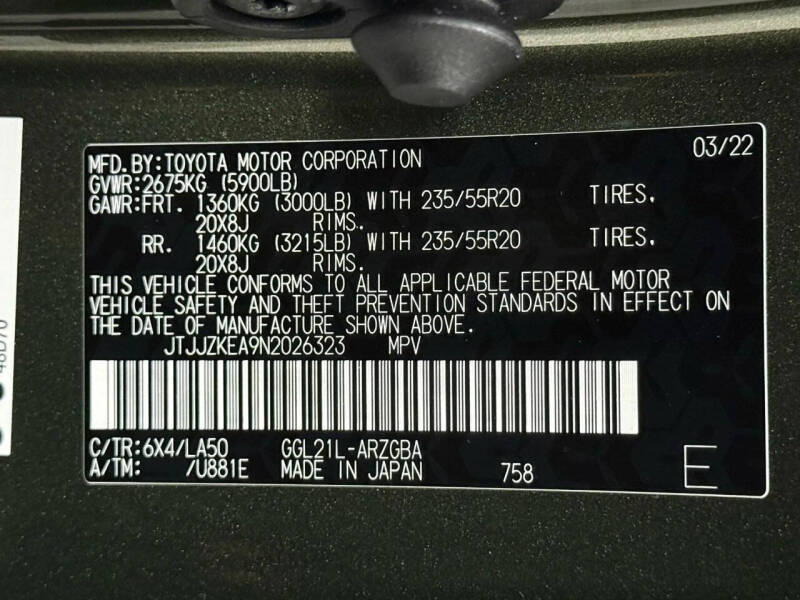 2022 Lexus RX 350L Luxury