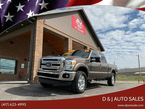 2016 Ford F-250 Super Duty for sale at D & J AUTO SALES in Joplin MO