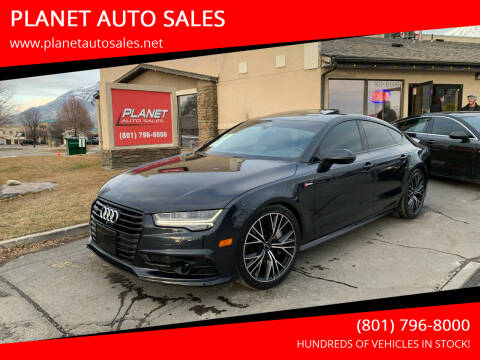 2016 Audi A7 for sale at PLANET AUTO SALES in Lindon UT