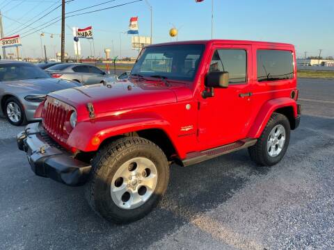 2014 Jeep Wrangler for sale at CAMARGO MOTORS in Mercedes TX