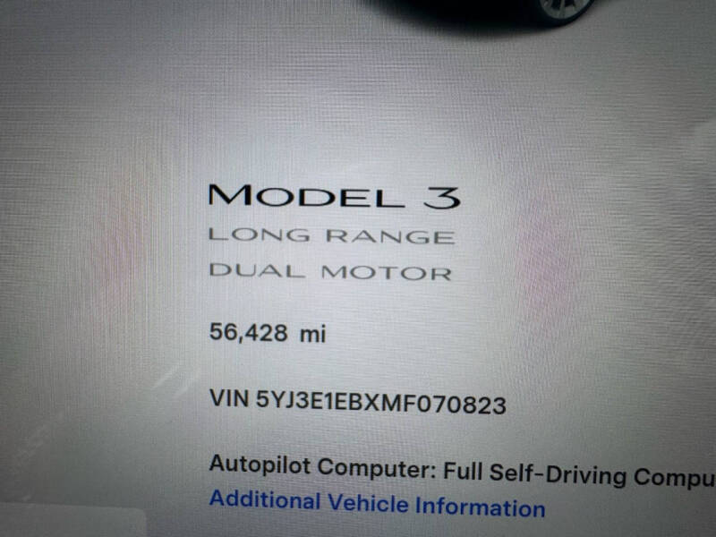 2021 Tesla Model 3 Long Range