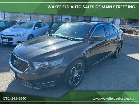 2013 Ford Taurus for sale at Wakefield Auto Sales of Main Street Inc. in Wakefield MA