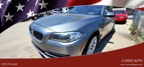 2014 BMW 5 Series for sale at Classic Auto in Greeley CO