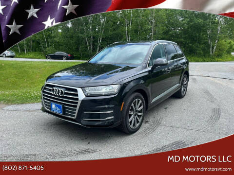 2019 Audi Q7 for sale at MD Motors LLC in Williston VT