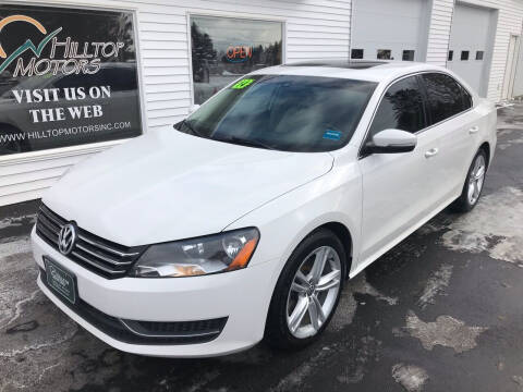 2014 Volkswagen Passat for sale at HILLTOP MOTORS INC in Caribou ME