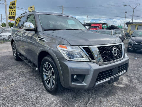 2019 Nissan Armada for sale at MIAMI AUTO LIQUIDATORS in Miami FL