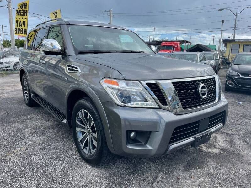 2019 Nissan Armada for sale at MIAMI AUTO LIQUIDATORS in Miami FL