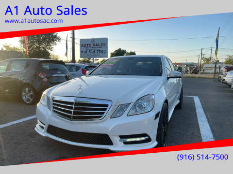 2012 Mercedes-Benz E-Class for sale at A1 Auto Sales in Sacramento CA