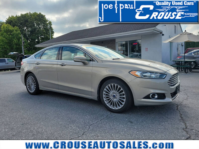 2015 Ford Fusion for sale at Joe and Paul Crouse Inc. in Columbia PA