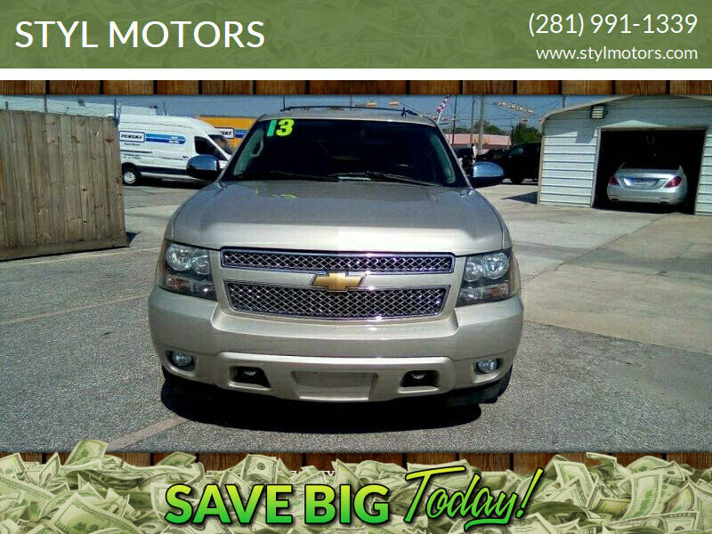 2013 Chevrolet Tahoe for sale at STYL MOTORS in Pasadena TX