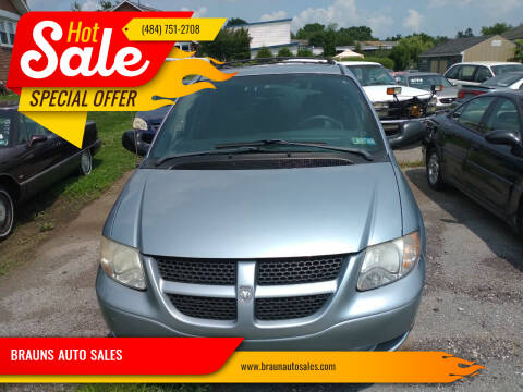 2004 Dodge Grand Caravan for sale at BRAUNS AUTO SALES in Pottstown PA