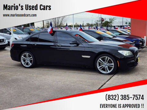 2015 BMW 7 Series for sale at Mario's Used Cars in Houston TX