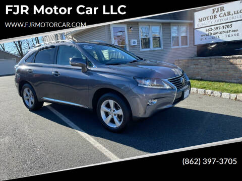 2013 Lexus RX 350 for sale at FJR Motor Car LLC in Mine Hill NJ