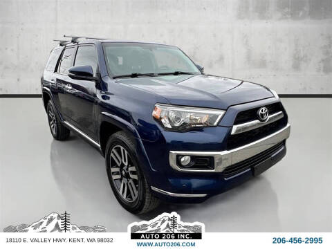 2017 Toyota 4Runner for sale at Auto 206, Inc. in Kent WA