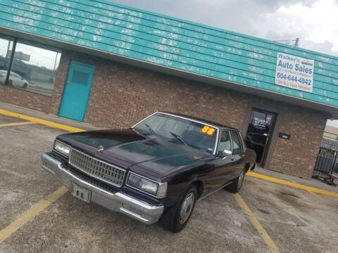 1988 Chevrolet Caprice for sale at Walker Auto Sales and Towing in Marrero LA