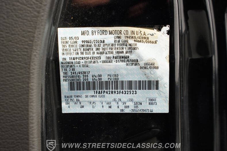 2003 Ford Mustang Mach 1 Premium