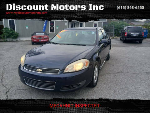 2010 Chevrolet Impala for sale at Discount Motors Inc in Madison TN