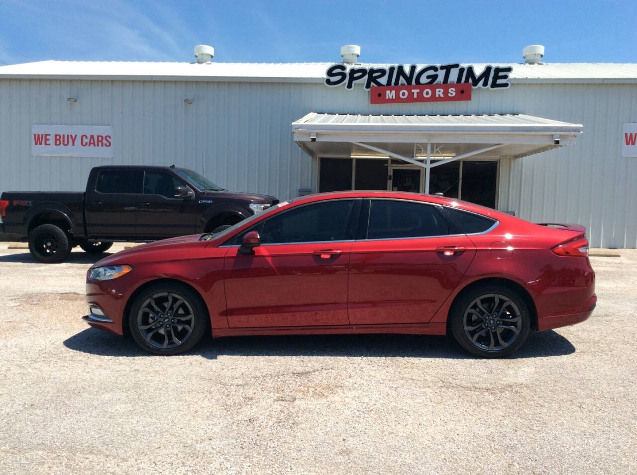 2018 Ford Fusion for sale at SPRINGTIME MOTORS in Huntsville, TX