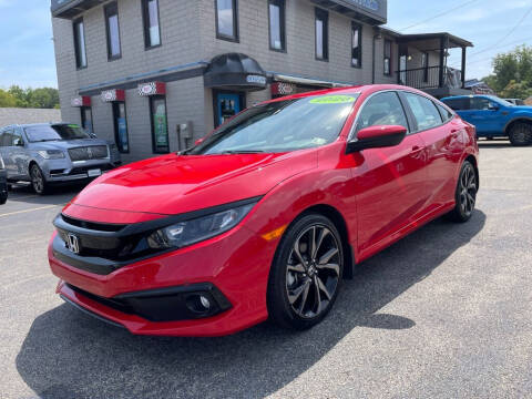 2020 Honda Civic for sale at Sisson Pre-Owned in Uniontown PA