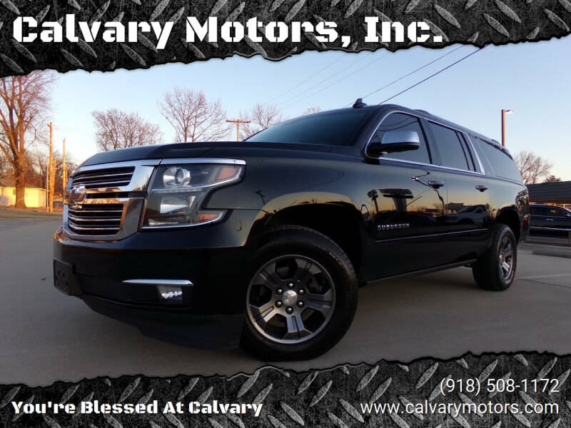 2016 Chevrolet Suburban for sale at Calvary Motors, Inc. in Bixby OK