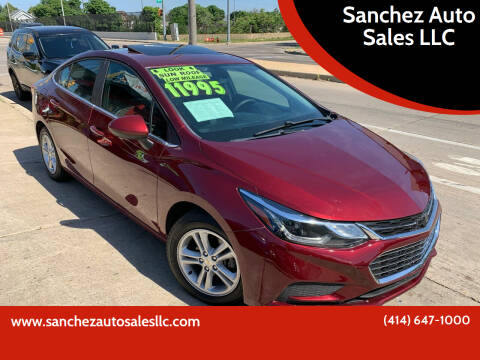 2016 Chevrolet Cruze for sale at Sanchez Auto Sales LLC in Milwaukee WI