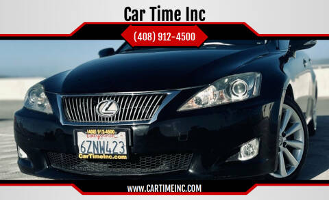 2010 Lexus IS 250 for sale at Car Time Inc in San Jose CA