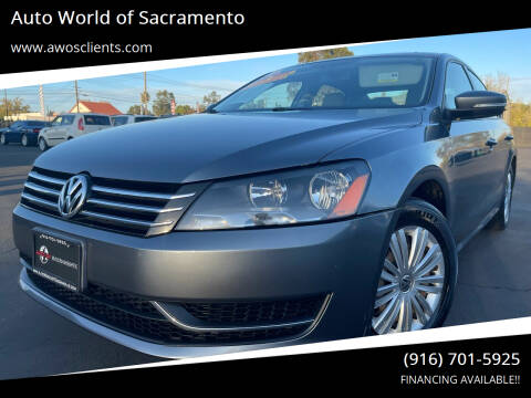 2014 Volkswagen Passat for sale at Auto World of Sacramento Stockton Blvd in Sacramento CA