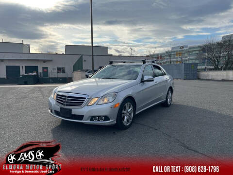 2011 Mercedes-Benz E-Class for sale at Elmora Motor Sport in Elizabeth NJ
