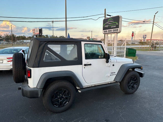 2017 Jeep Wrangler for sale at Fast Financial Auto Mall in Lakeland, FL