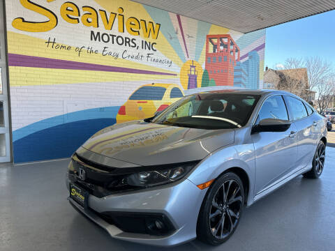 2021 Honda Civic for sale at Seaview Motors Inc in Stratford CT