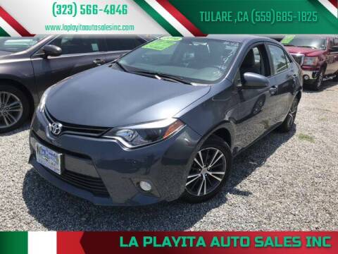 2016 Toyota Corolla for sale at LA PLAYITA AUTO SALES INC - Tulare Lot in Tulare CA