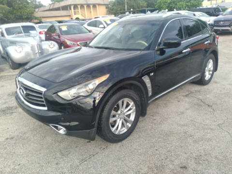 2014 Infiniti QX70 for sale at P S AUTO ENTERPRISES INC in Miramar FL