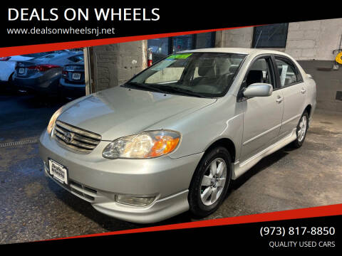 2004 Toyota Corolla for sale at DEALS ON WHEELS in Newark NJ