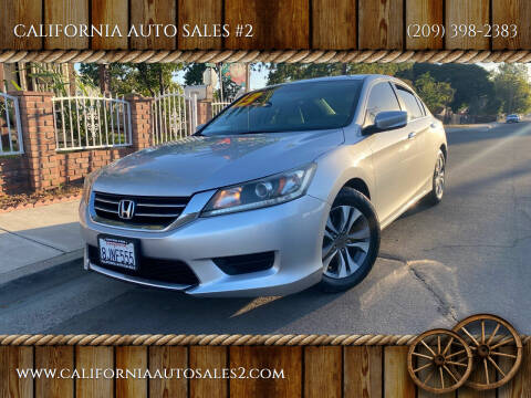 2013 Honda Accord for sale at CALIFORNIA AUTO SALES #2 in Livingston CA