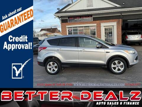 2016 Ford Escape for sale at Better Dealz Auto Sales & Finance in York PA