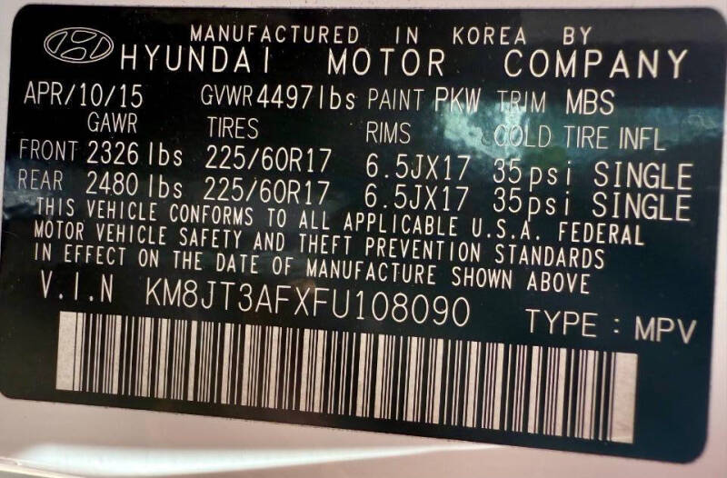 2015 Hyundai Tucson GLS