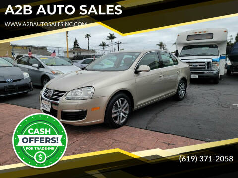 2005 Volkswagen Jetta for sale at A2B AUTO SALES in Chula Vista CA